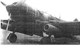 La-7 airplane with RD-13 pulsejets