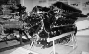 Mikulin AM-35N, exposed in a Museum