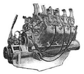 Antoinette with transmission