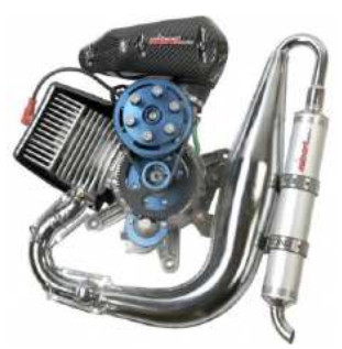 Motor Minari con aire forzado, arrancador electrico, etc