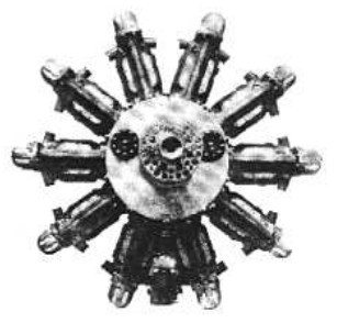 Anzani 20-cylinder, water-cooled