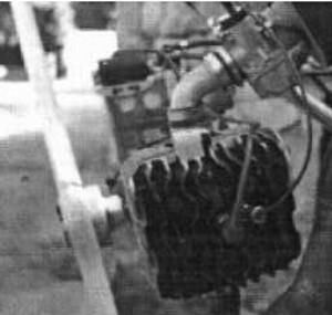 Motor Montesa engome on ULM
