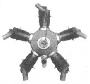 Moore de 5 cilindros, front view