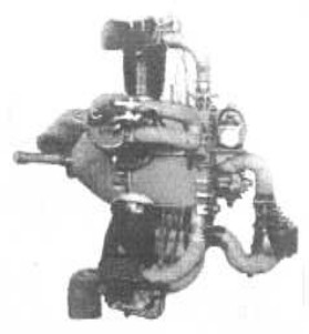 Moore 5 cilindros, side view