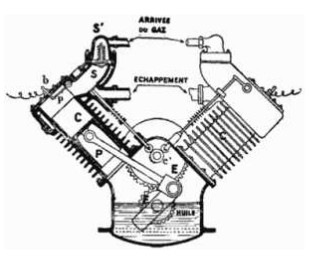 Mors V4, front view cross-section