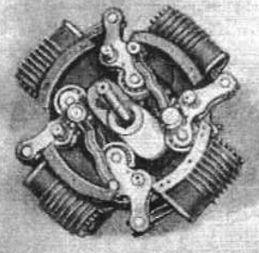 Appearance of mounted pistons