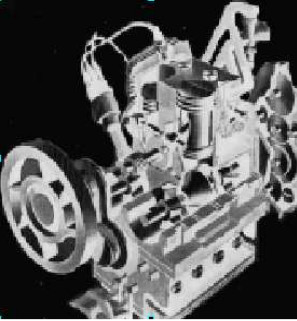 The drawing shows the internal mechanism
