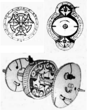 Three rotary engines according to their patents