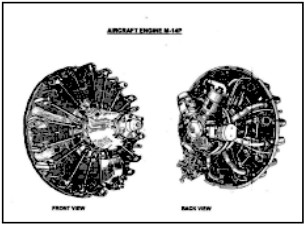 Two views of the Motorstar M-14P