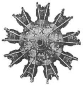 MT Diesel engine, front view