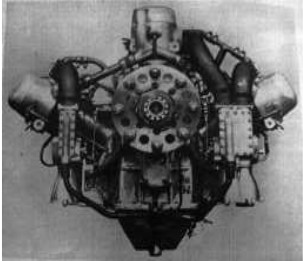 Interesting front view of the Napier Lion