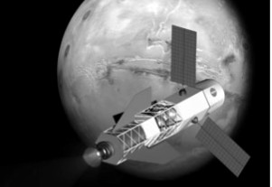 Simulated spaceship with fusion engine