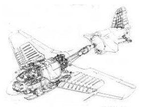 J8M1 Shusui, exploded view