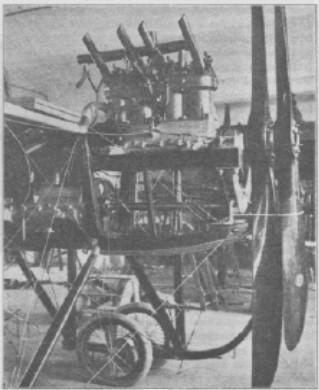 Airplane with a propulsion designed by Loutzkoy