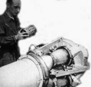 The instructor with a flame tube