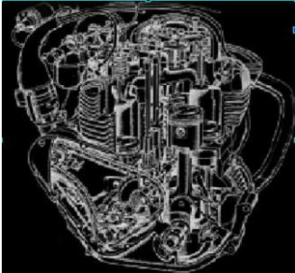 MkII Square Four de 42 HP a 5400 rpm