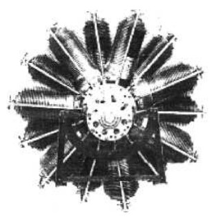 Oberursel U-III, front view