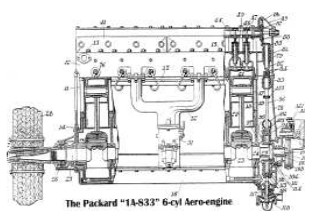 Packard 1A-833, schematic drawing