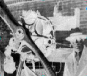 Palmer next to his engine