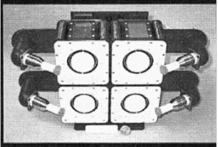 Cluster of 4 Hall engines