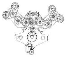 Peugeot L-112, gear train