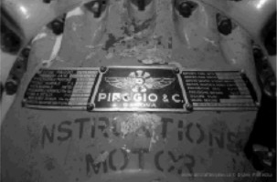 Gearbox instruction plate