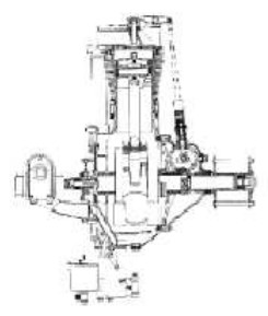 3-cylinder Pierce engine