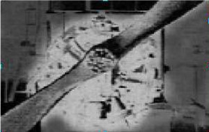 Pobjoy P.1 on test bench, fig. 1