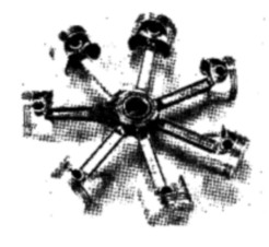 Pobjoy engine connecting-rod system