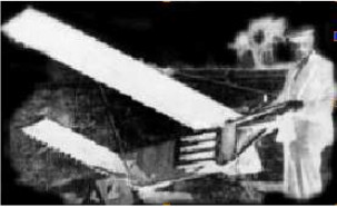 Rocket-powered aircraft model damaged in public test