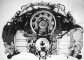 Air cooled Porsche engine without turbo