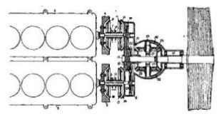 Curious project for the assembly of two Porsche engines