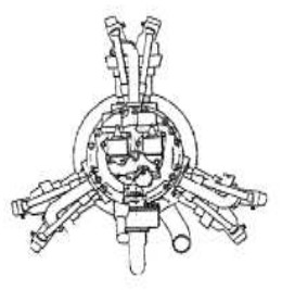 Potez 3B, rear schematics