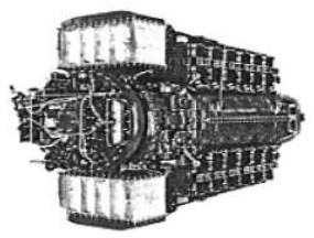 P&W, H-3730 angled rear view
