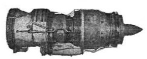 P&W J-57, side view