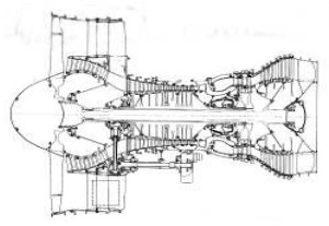 P&W PW4000, dibujo