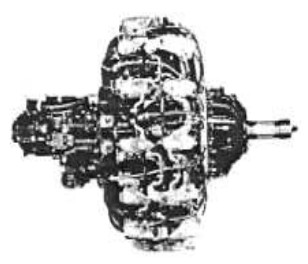 P&W R-1830, vista lateral