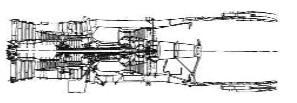 P&W TF30, dibujo