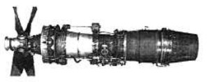 P&W XT-57, side view