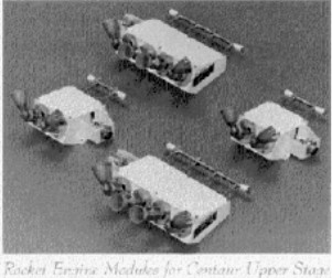 Group of thrusters from the Centaur