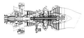 Progress D-27 propfan, schematic drawing