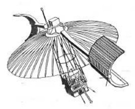 Ion Engine Stabilized Satellite
