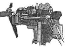 Pulch engine on bench