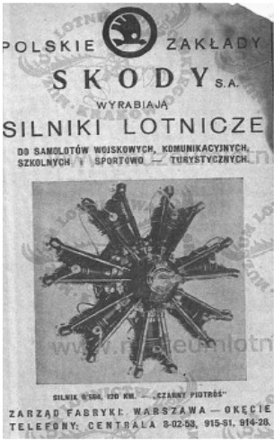 Anuncio de la PZS (Skoda de Polonia)