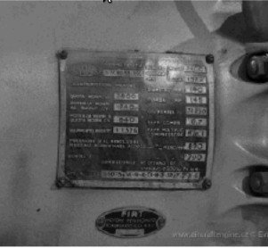 A74RC-38/Reg. engine plate
