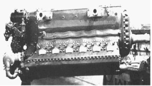 Reggiane R-103-RC50/1 on supports