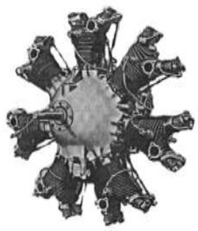 7-cylinder radial, 7b