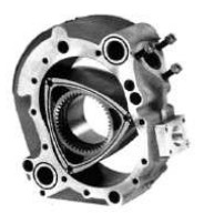 Wankel type engine cylinder and piston