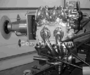 REW 13BX con el turbo debajo del motor
