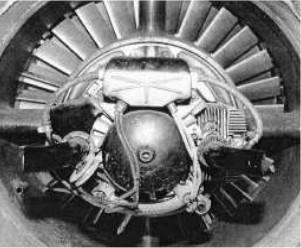 Installation on a German engine